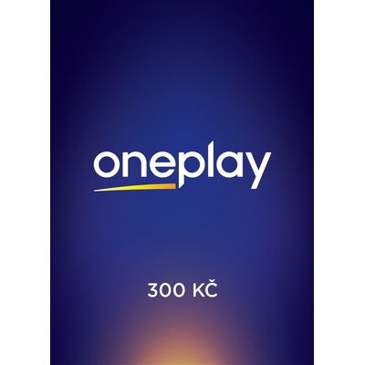 Předplacená digitální karta TV Nova - Oneplay 300 Kč (online kód)