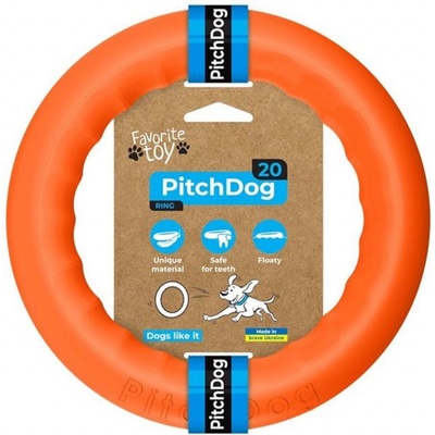PitchDog tréninkový pěnový kruh oranžový 20 cm