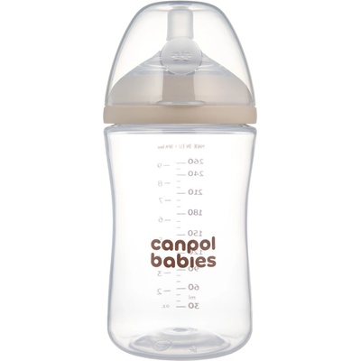Canpol babies Lahev antikoliková natural shape 260 ml