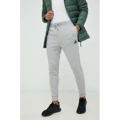 adidas tepláky pánské hladké HL2230 šedá