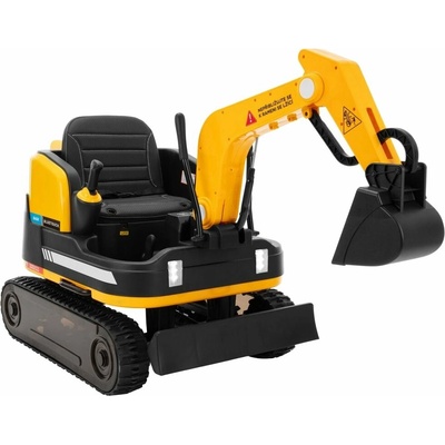 KidVolt Elektrický traktor bagr s lopatou