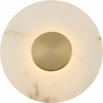 Viokef Nástenné svetlo Allison, zlatá/biela, Ø 30 cm, kov - 4337800