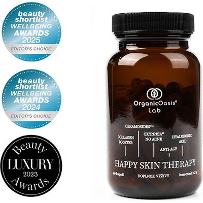 ORGANIC OASIS LAB Happy Skin Therapy 60 kapslí