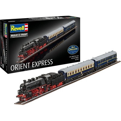 REVELL Plastic ModelKit lokomotiva 02190 Orient Express 1:87