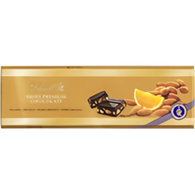 Lindt Swiss Premium hořká s mandlemi a pomeranči 300 g