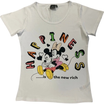 Setino Dámske tričko Minnie Mouse Hapiness biele