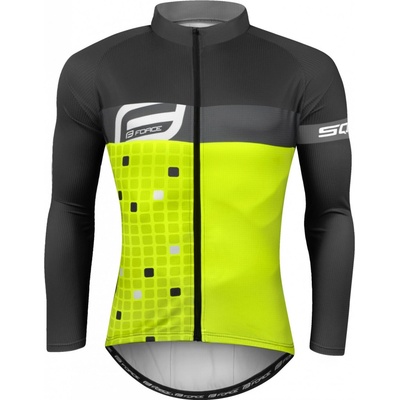 Force SQUARE dlhý rukáv fluo-šedý