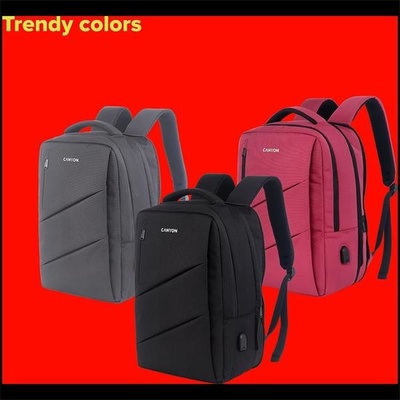 Canyon BPE-5, batoh pre 15,6´´ notebook, 22l, vodeodolný, 7 vreciek, USB-A nabíjací port, šedý CNS-BPE5GY1