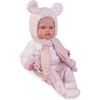 Antonio Juan 18305 BABYDOO realistická se zvuky a měkkým látkovým tělem 50 cm