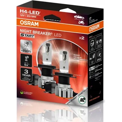 Osram H4 LED autožárovky Night Breaker LED Start H4 12V