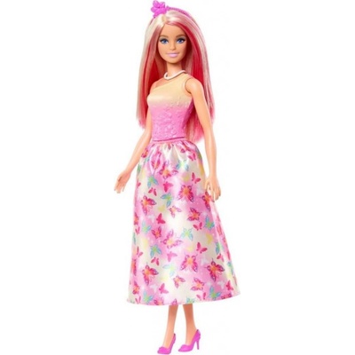 Mattel Barbie Pohádková princezna růžová HRR07