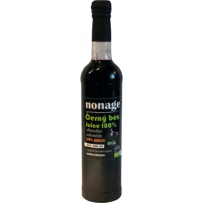 Nonage Bio Premium Bez černý od 100% juice 0,5 l