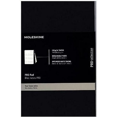 Moleskine Poznámkový blok Professional L linkovaný černý A5 48 listů – Hledejceny.cz