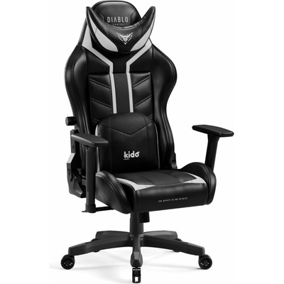 Diablo Chairs X-Ray Kido čierno-biela