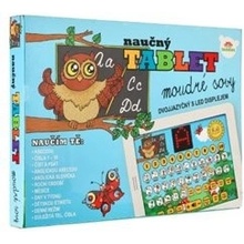 Teddies Naučný tablet Moudré sovy dvojjazyčný CZ+AJ