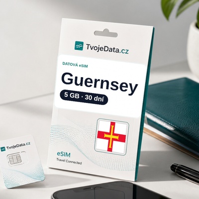 eSIM Guernsey 5 GB / 29 dní
