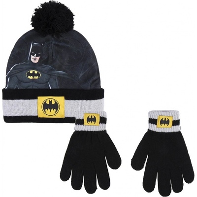 Zimní čepice a rukavice DC Comics Batman