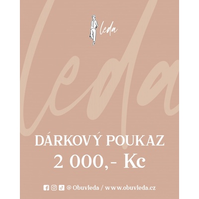 Dárkový poukaz LEDA 2000 Kč – Hledejceny.cz