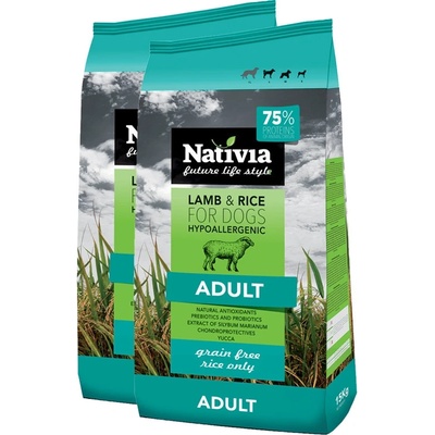 Nativia Adult Lamb & Rice 3 kg