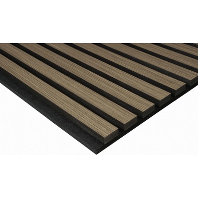 Akustický panel 270x60,5x2,1 cm, kouřový dub