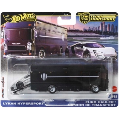 Mattel Hot Wheels Lykan Hypersport 1:64 černý Team Transport