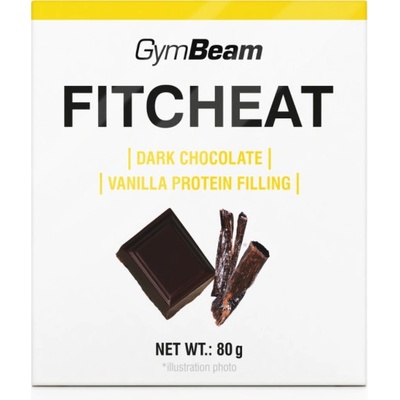 Gymbeam Proteínová čokoláda Fitcheat biela čokoláda s jahodo