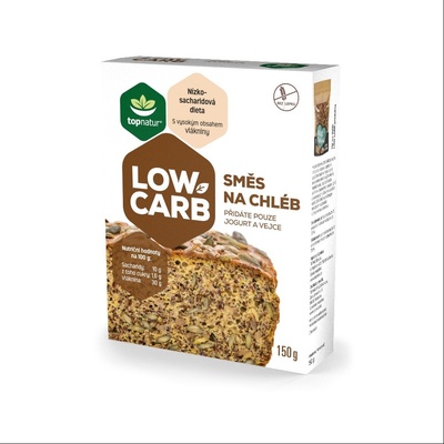 Topnatur Low Carb Směs na chléb 150 g – Hledejceny.cz
