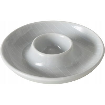 Bergen porcelánový stojánek na vejce 12,8 X 2,8 cm šedý