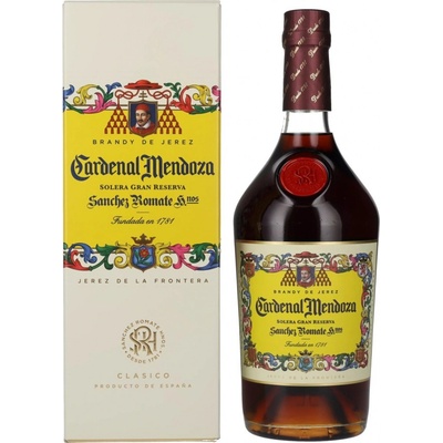 Cardenal Mendoza Solera Gran Reserva de Jerez Brandy 40% 0,7 l (tuba)