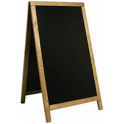 CONTACTO Tabuľa v drevenom ráme 710 x 1250 mm teak | 7695/123