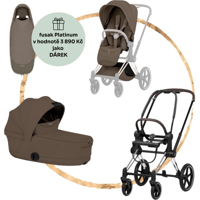 Cybex Kombinovaný Priam Style Chrome Coconut Brown 2026