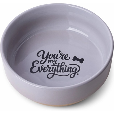 JK ANIMALS keramická miska YUMMY LOVE pro psy světle šedá 16,5 cm 850 ml – Hledejceny.cz