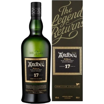 Whisky Ardbeg 17y 40% 0,7 l (karton)