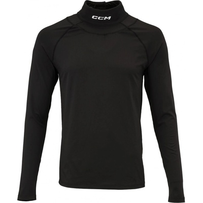 CCM Neck Guard Top LS Black Junior
