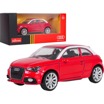 Kovový model Audi A1 RASTAR v mierke 1:43 červený