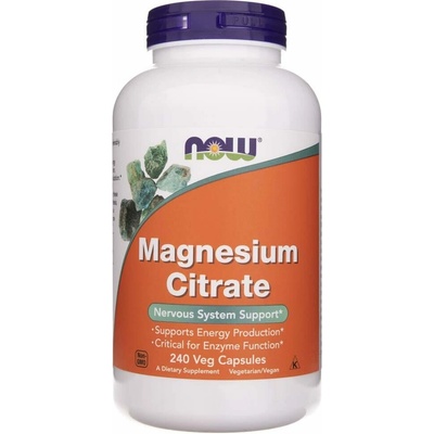 Now Foods Magnesium Citrate 240 veg kapslí