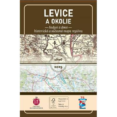 Porovnávacia mapa Levice a okolie kedysi a dnes - CBS