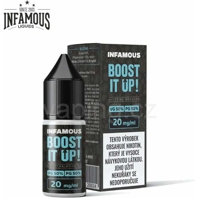 Infamous Liqonic MTL Booster 50/50 20 mg 10 ml – Hledejceny.cz