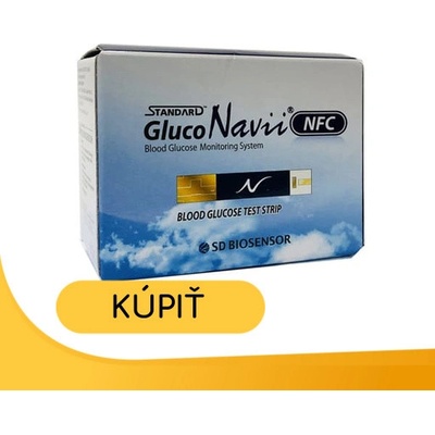 SD GlucoNavii testovacie prúžky NFC 50 ks
