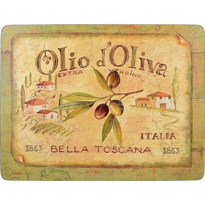 Creative Tops KORKOVÉ prostírání OLIO D´OLIVA VELKÉ 4ks 40x29