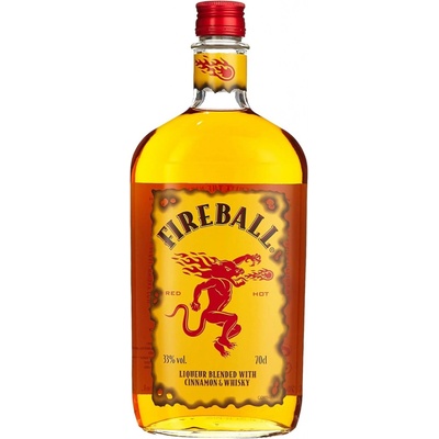 Fireball Cinnamon 33% 0,5 l (holá láhev)