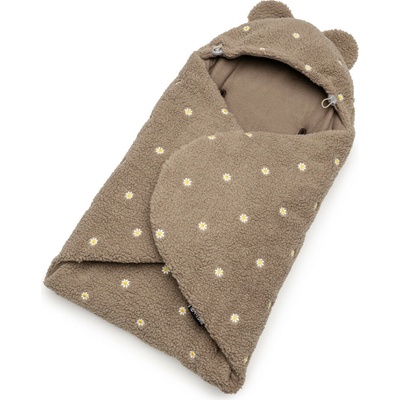 T tomi Wrapper Teddy Brown flowers