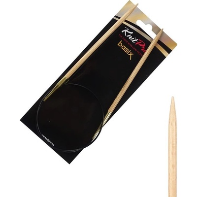 Drevené kruhové ihlice Knitpro Basix Birch 60 cm 5 mm