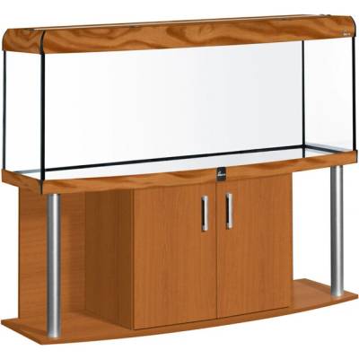 Diversa Comfort LED akvarijní set vypouklý hliník višeň 375 l