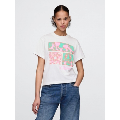 Gap × Keith Haring Tričko Bílá