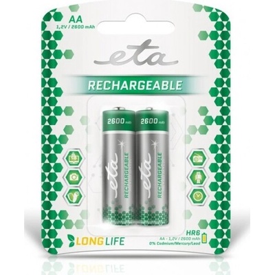 ETA AA 2600mAh 2ks R06CHARGE26002