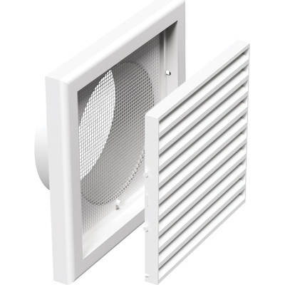Vents MV120Vs bílá plastová 186 x 186-125 mm