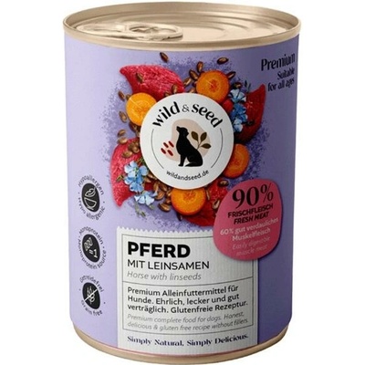 Wild&Seed Dog kůň 400 g