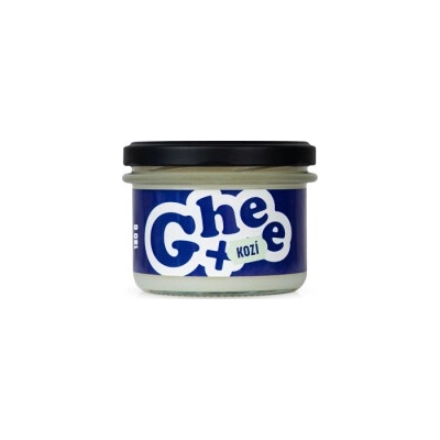 České Ghíčko Ghee+ přepuštěné máslo kozí BIO 180 g