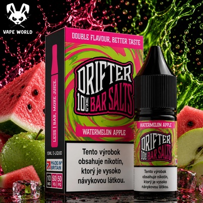 Juice Sauz Drifter Bar Salts Watermelon Apple 10 ml 10 mg